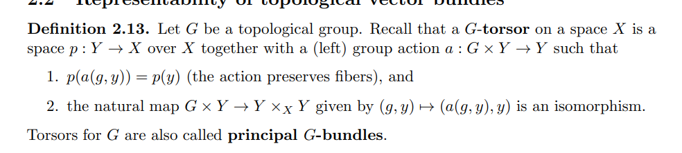 G-torsors and principal bundles